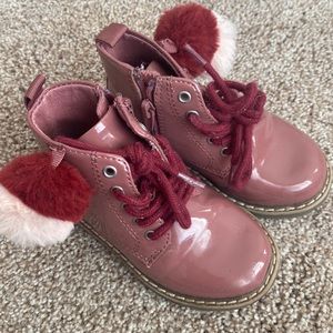 Zara boots with Pom Pom